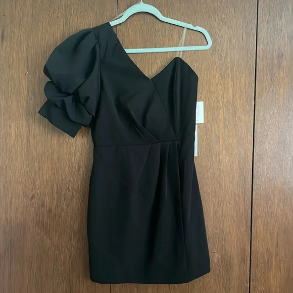 Red Dress One Shoulder Dress - Picture 1 of 2